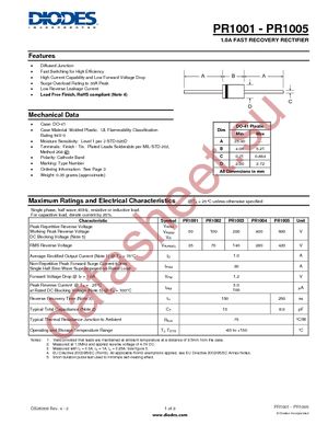 PR1002L-T datasheet  